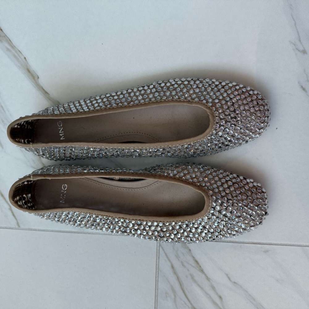 Elegant Silver Women's Flats